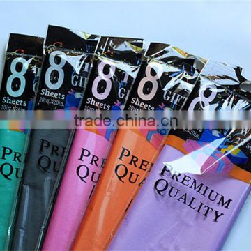 Fashionable custom printed wrapping tissue paper for packaging