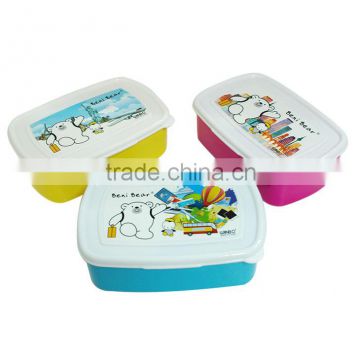 Foodgrade children plastic lunch box