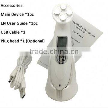 electronic anti aging wrinkle removal ems electroporation beauty device
