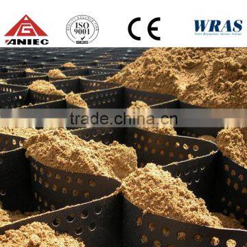 China building materials HDPE geocell/geogrid price used in road construction