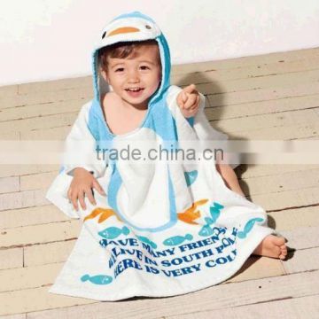 100% cotton soft baby hooded promotional towel velour