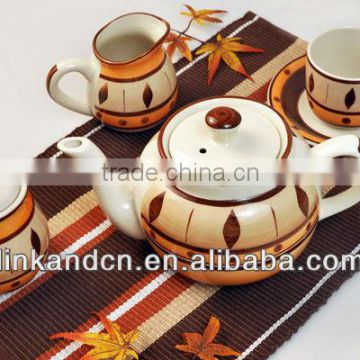 KC-00764 hand painted and high quality ceramic tea sets