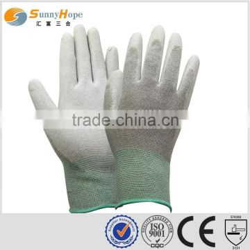 cut resistant gloves PU glove level 5 anti-cut glove safety working gloves