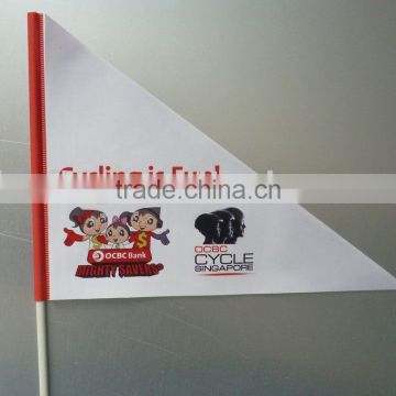 printed custom pvc Bicycle flag