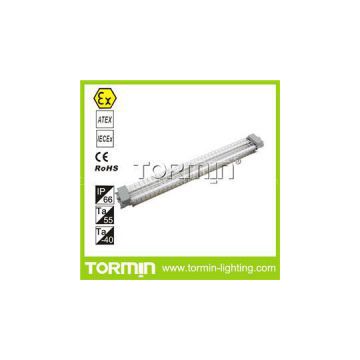 ATEX High Lumen Output T5 Tube Explosion Proof Fluorescent Extension Light Fixtures