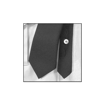 Adjustable Gold Mens Silk Necktie Self-tipping Standard Length
