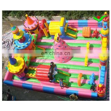 10*8m commercial fun city inflatable micky mouse castle for kids in stock