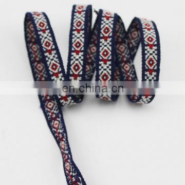 1cm high quality jacquard print ribbon in cheap price