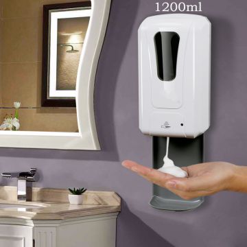 Hotel Toilet 400ml Plastic Touchless Hand Soap Dispenser