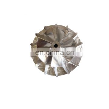 K04 50.33/72.60mm 7+7blades high performance milling/aluminum 2618/billet compressor wheel