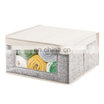 colorful collapsible cardboard foldable fabric bins organizer storage box