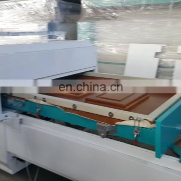 Large negative pressure bottom and upper heating automatic vacuum membrane press machine used for high gloss pvc foil