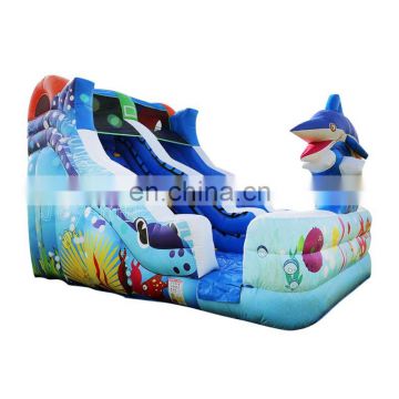 Marlin Fish Inflatable Bounce Dry Slide Bouncer Outdoor Commercial