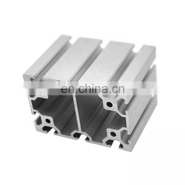 80*120 Aluminium 6063 T5 Anodized Industrial Extrusion Aluminum Profile China Manufacturer
