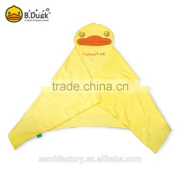 Baby & kids fluffy yellow bathrobe duck animal shape bathrobes gifts