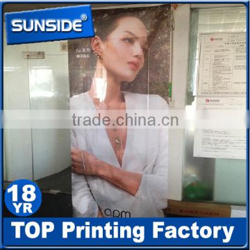 Custom outdoor windproof election poster mesh banner printing