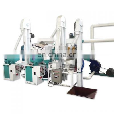 Rice mill machine can be formed a whole line with rice polisher machine, rice color sorter machine, rice packing machine