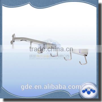 Metal chrome display faceout hook for slotted channel
