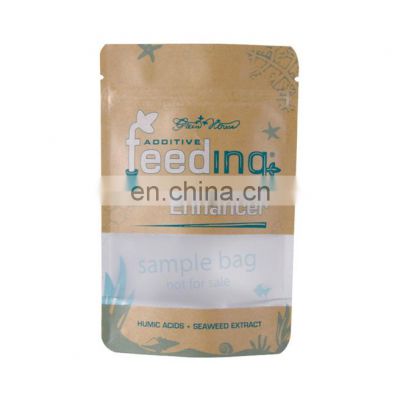 Wholesale eco friendly plastic back seal bag coffee tea packaging bags with tin tie and valve