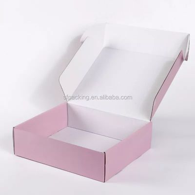 corrugated paper mailer box for cosmetic products