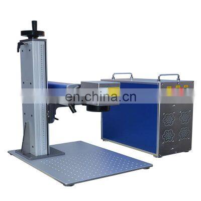 20w/30w/50w/70w/100w whtie/black/clour Machines fiber laser marking machine price