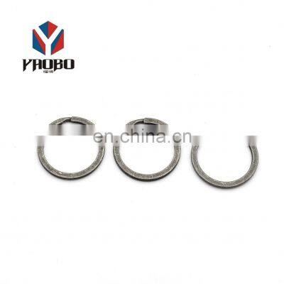 Sale In Bulk Flat Key Chain Stainless Steel Split Ring Metal Keyring For Accessories