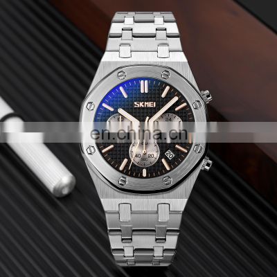 skmei 9296 New Three Dial Design Quartz Men Hot Selling Watch Men Wrist Brand Quartz Watch Wholesale relgio masculino