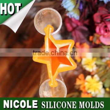star tube silicone Embed soap molds