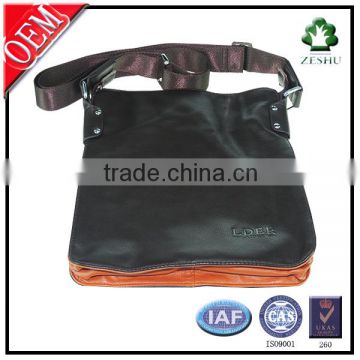 cheap designer men's pu leather messenger bag