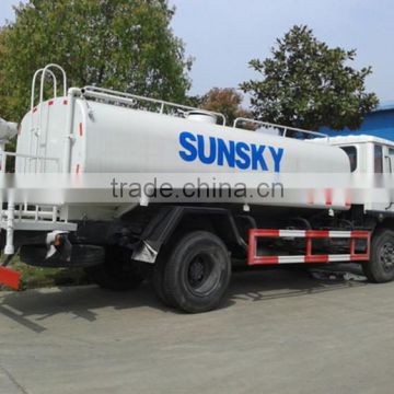 2015 Hot sale Dongfeng 10000 liter water tank truck,4x2 used water tank truck