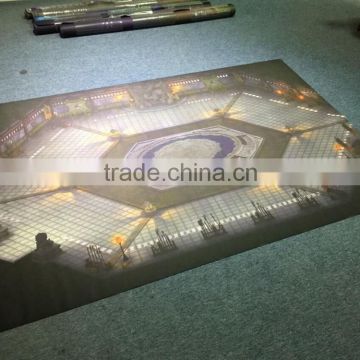 Large size plastic floor mat,waterproof plastic mat with custom printing.