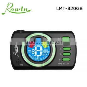 Rowin music lcd display guitar tuner with high quality