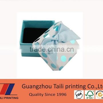 Wholesale custom printed paper small folding gift box