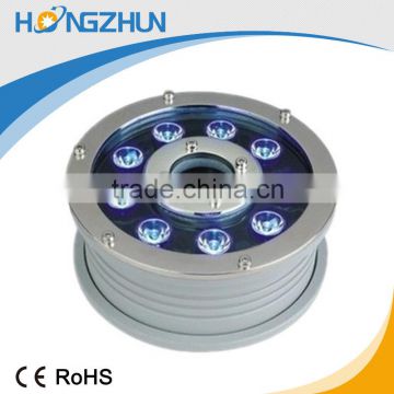 Super brightness rgb 9w/12w led pool light IP68 china factory