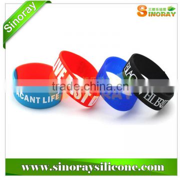 Self Style Silicone Rubber Wristband