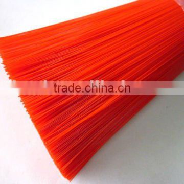 Flaggable PVC brush fiber