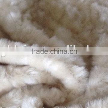 Customized promotional faux fur for slipper fabric