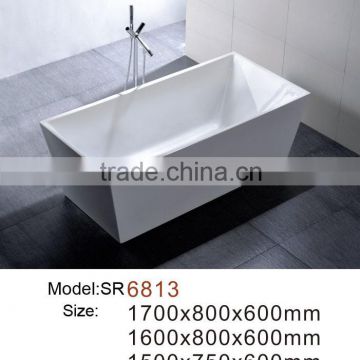 Soaking indoor portable hot acrylic bathtub (WMD-SR6813)