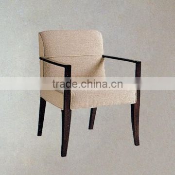 China Foshan solid wooden hotel armchair IDM-C001