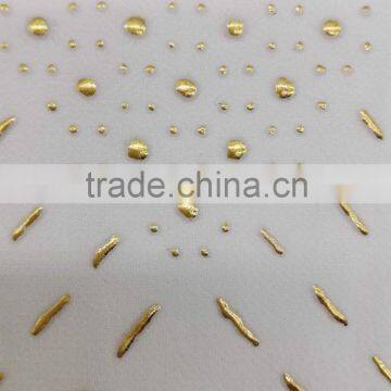 Good Poly 75D High Twist Chiffon Bead Rubber Patch