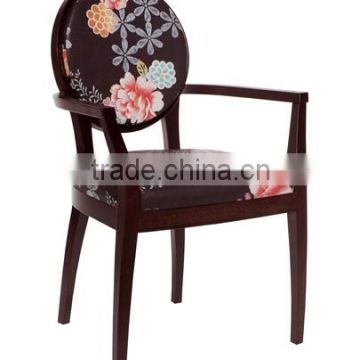 french style armchair hotel armchair round-backed design HDAC915
