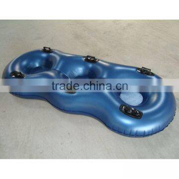 3 person inflatable sport snow tube, towable commercial snow tube