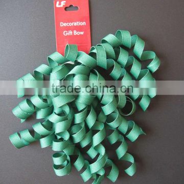 grosgrain curly ribbon bow