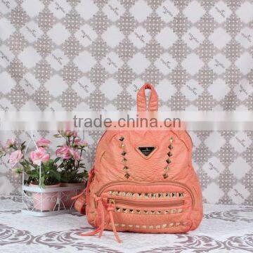 European lady leisure pu backpack