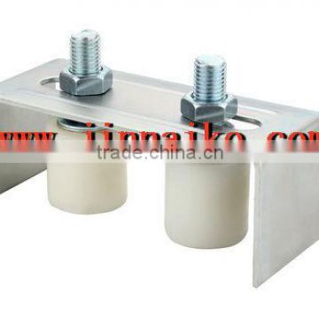 various double upper guide nylon roller bracket
