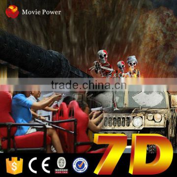 Large Promotion 7d cinema project Mount on Truck with Electric 6 and 9 seats 7d