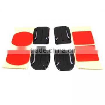 2x Flat Mounts & 2x Curved Mounts with adhesive pads for GoPro Hero 3+/3/2/1
