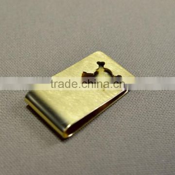 2016 custom metal money clip silver gold money clip