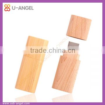 Best-selling eco friendly wooden usb flash drive 2gb light bamboo usb pen drive