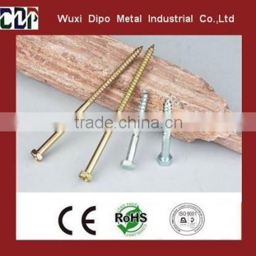 DIN571 high tensile hex wood screw